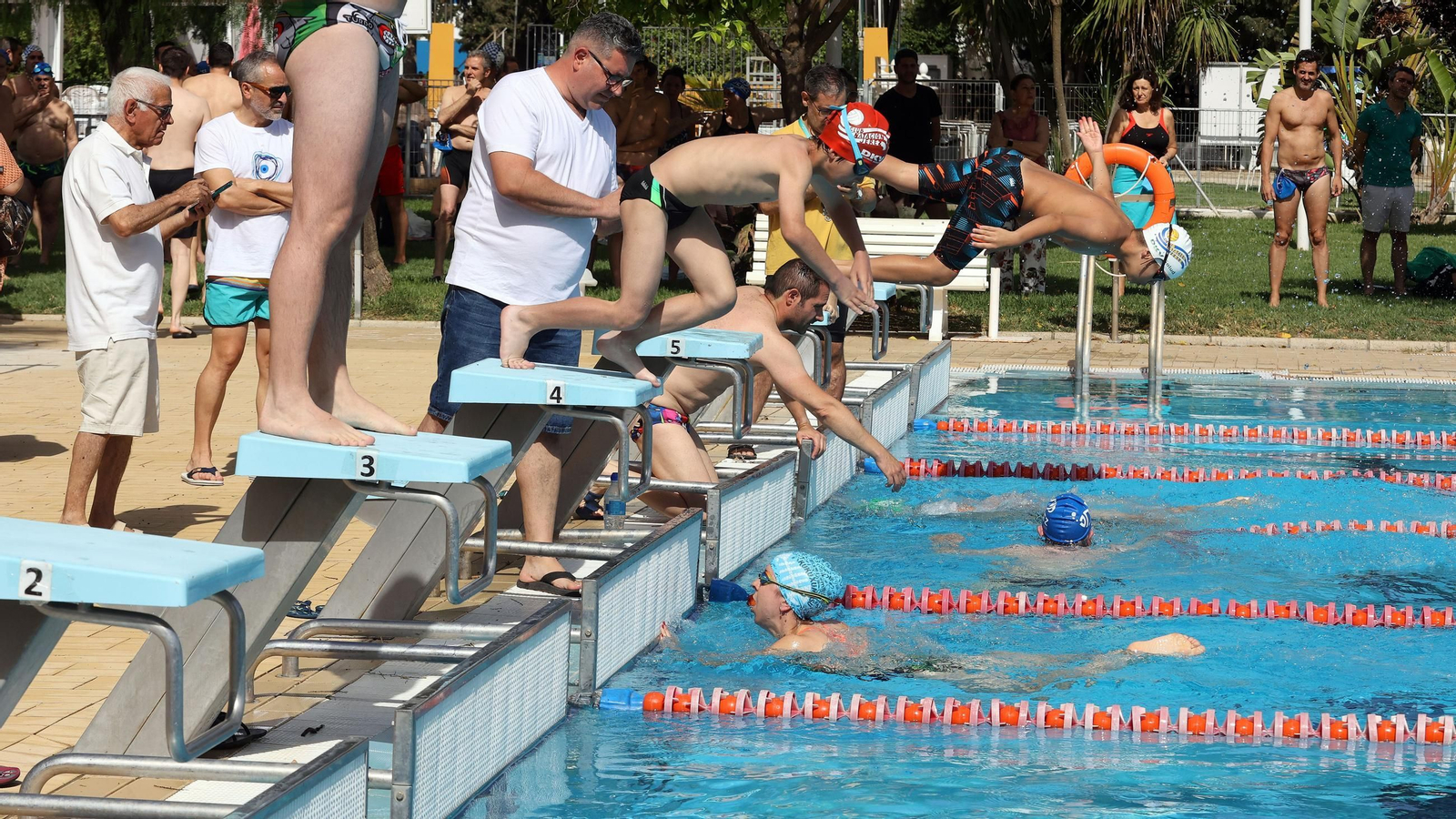 Imágenes del 55 aniversario de la Natación en Jerez