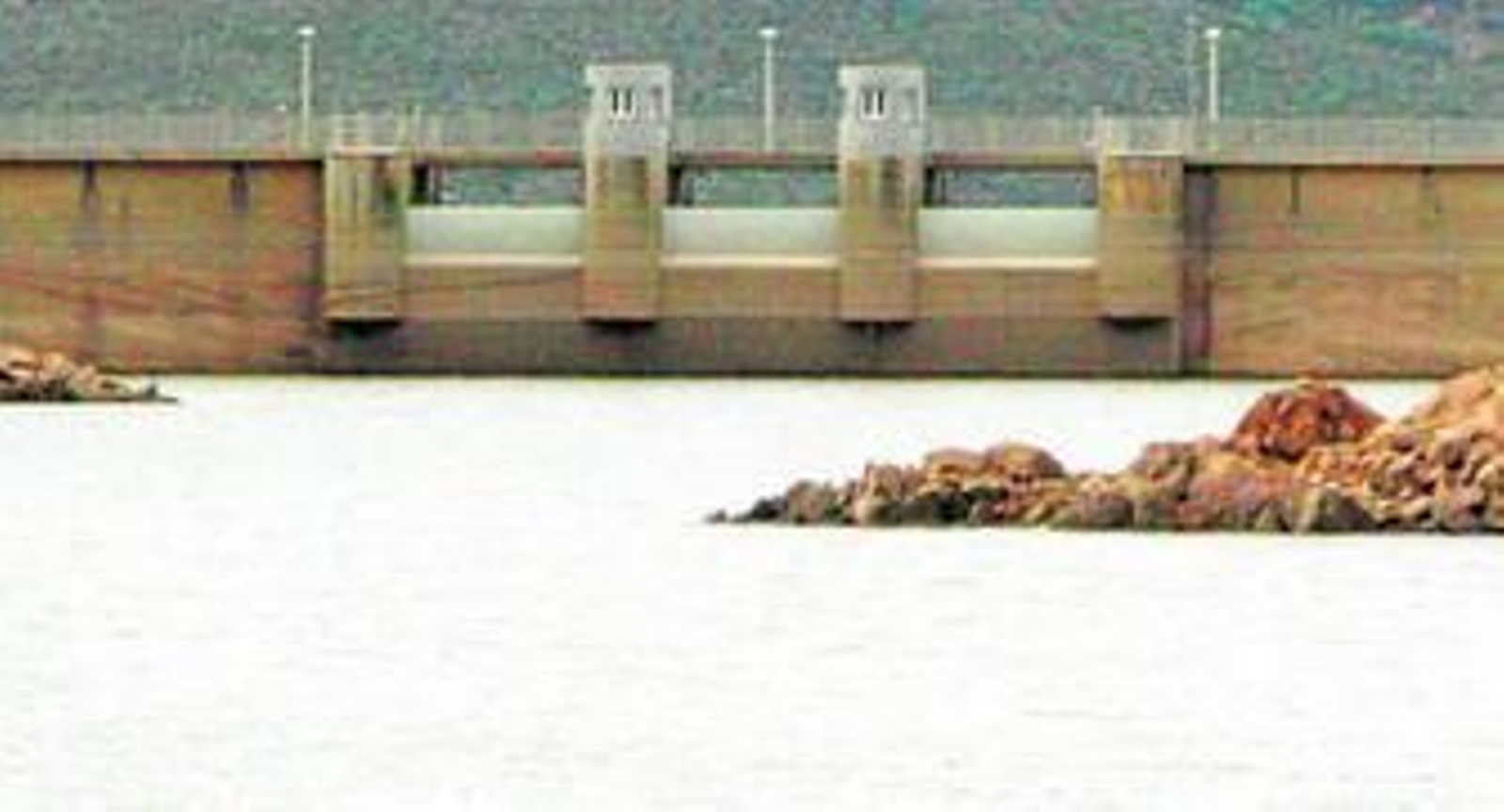 Imagen del pantano del Almodóvar, que suministra agua a la ciudad de Tarifa, en una imagen reciente.