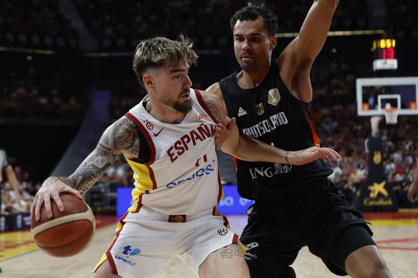 Las mejores fotos del España - Alemania de baloncesto