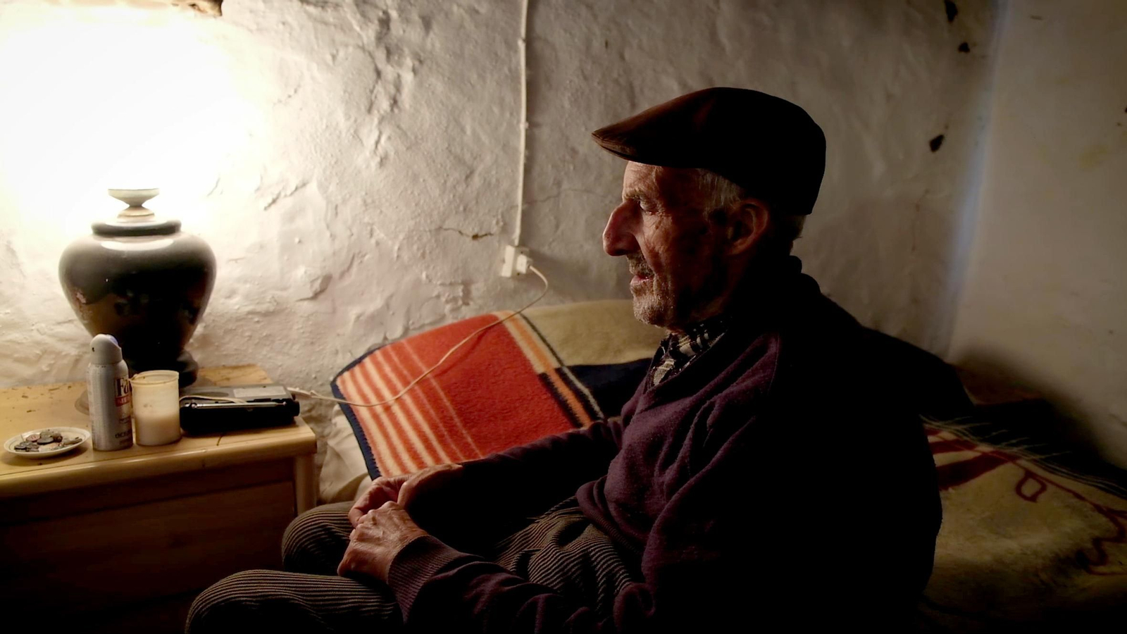 Fotos de Ignacio Morales durante el rodaje del documental "El oasis"