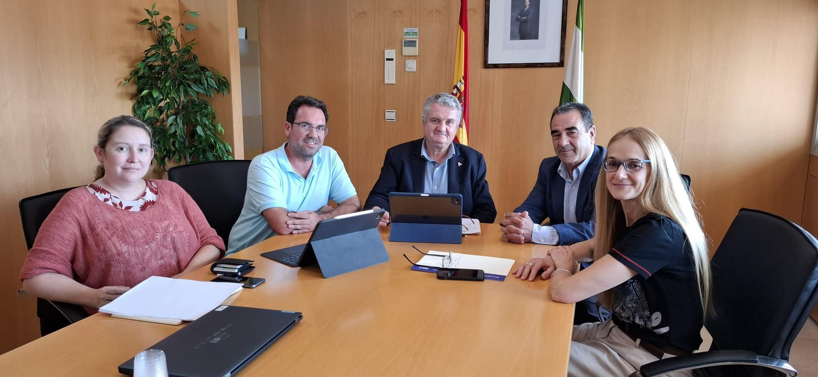 Reunión con el delegado de Salud.