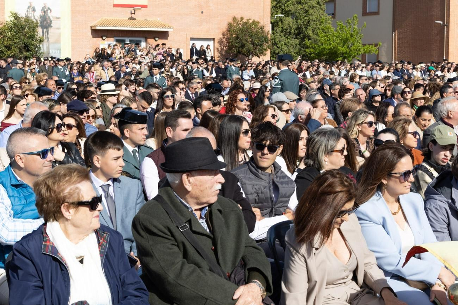 Acto de jura de bandera de la 130ª promoción de guardias civiles de la Academia de Baeza