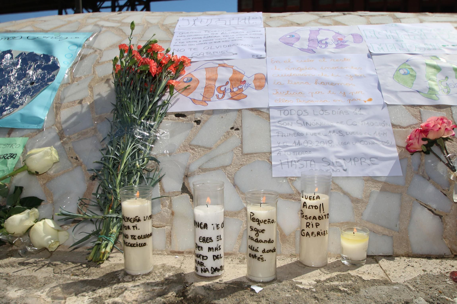 Las imágenes de la capilla ardiente por Gabriel