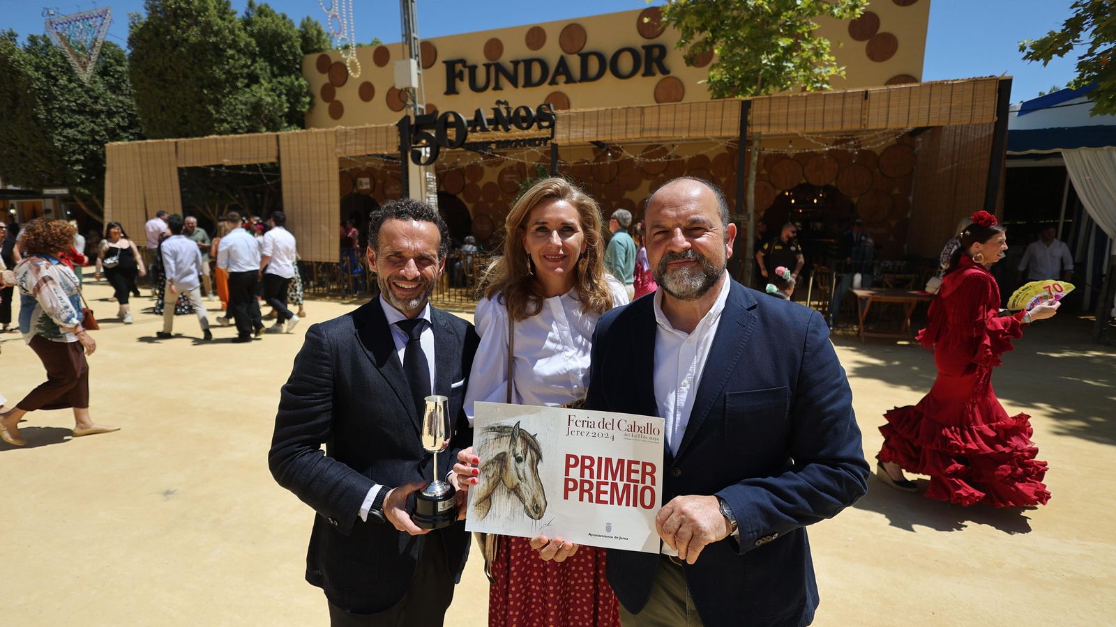 Javier Serrano, María Eugenia Herrera y Eduardo Sánchez. Javier Serrano, María Eugenia Herrera y Eduardo Sánchez.