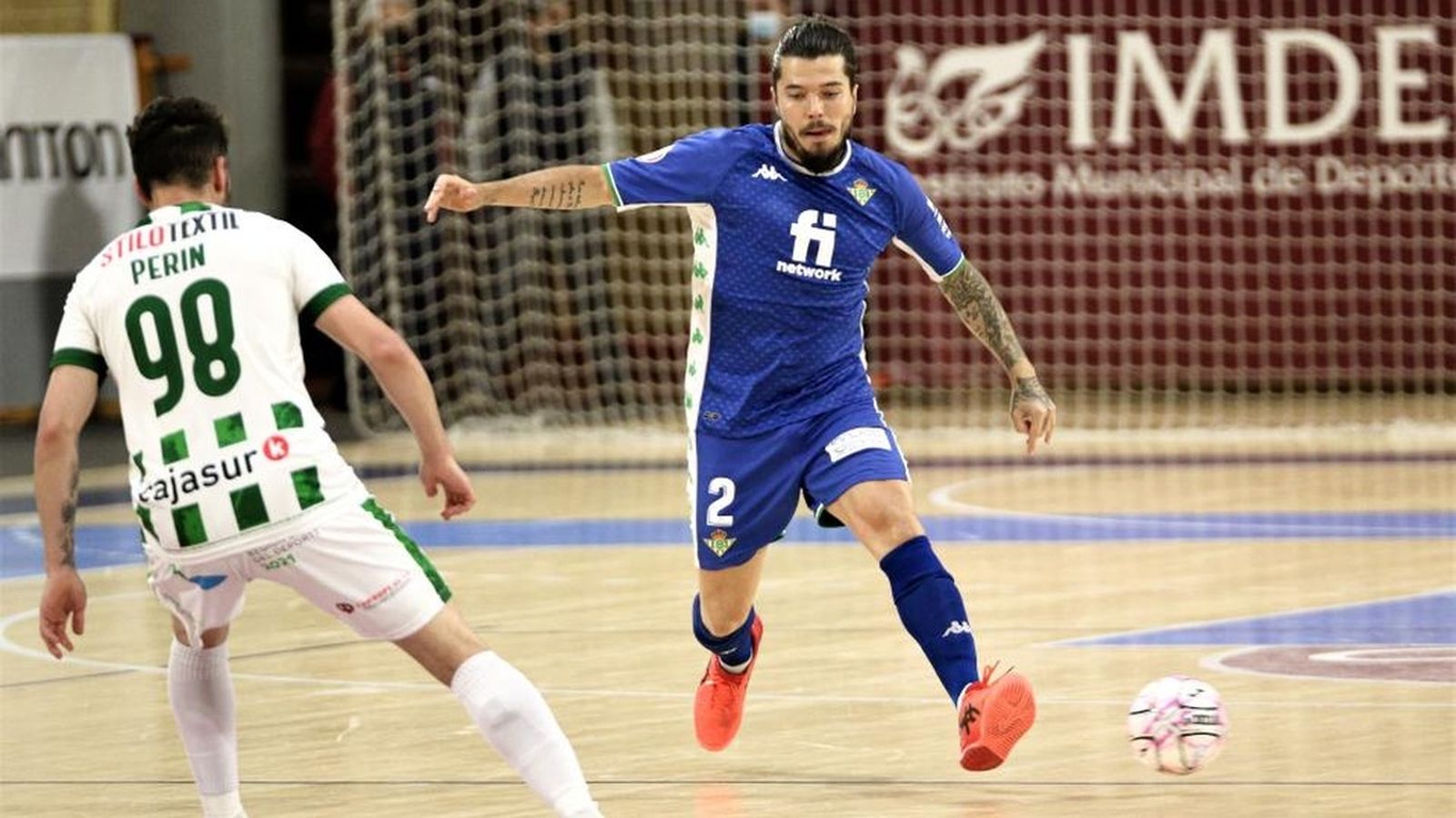 Una imagen del derbi entre el Betis Futsal y el Córdoba la pasada temporada.