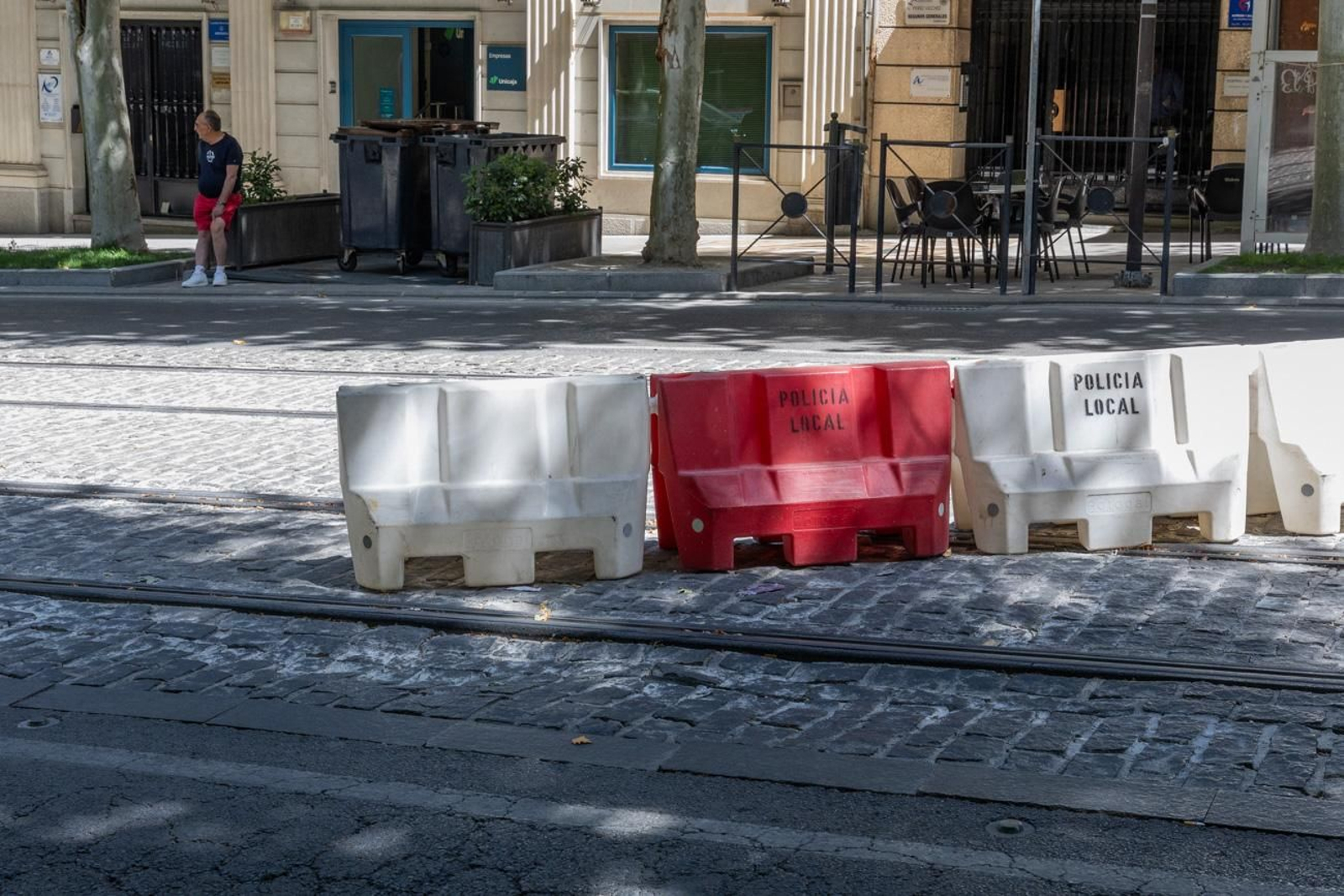 Así se encuentra el trazado del tranvía de Jaén