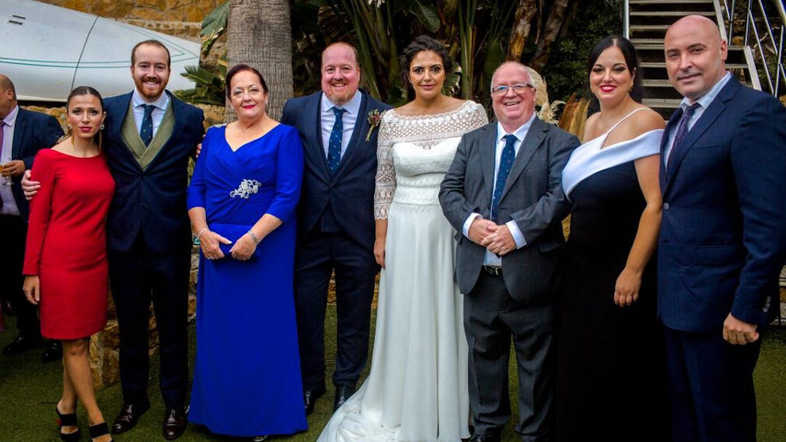 Ana Andrés, Javier Medina, Maribel Aparicio, Carlos Medina Aparicio, Laura González, Carlos y Elena Medina y Manuel Rivas.