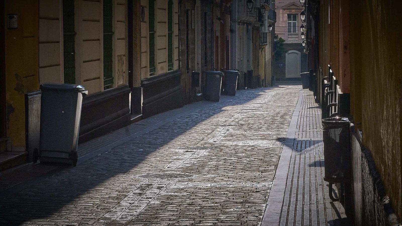 La calle Rafael de la Viesca, desierta