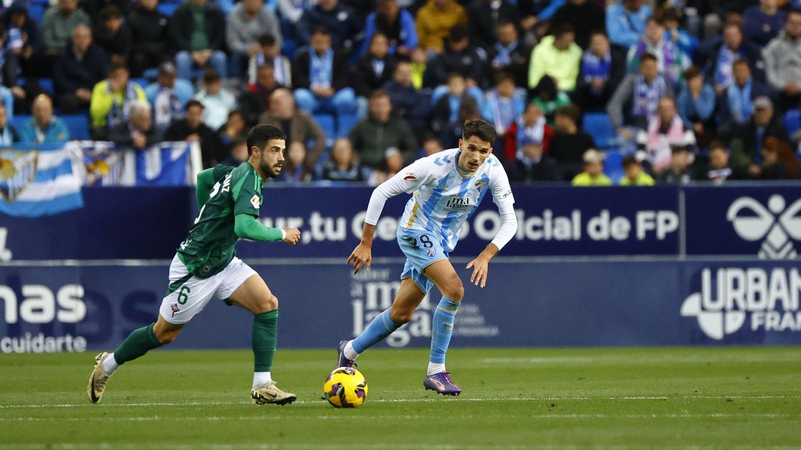 El Málaga CF-Racing de Ferrol, en fotos