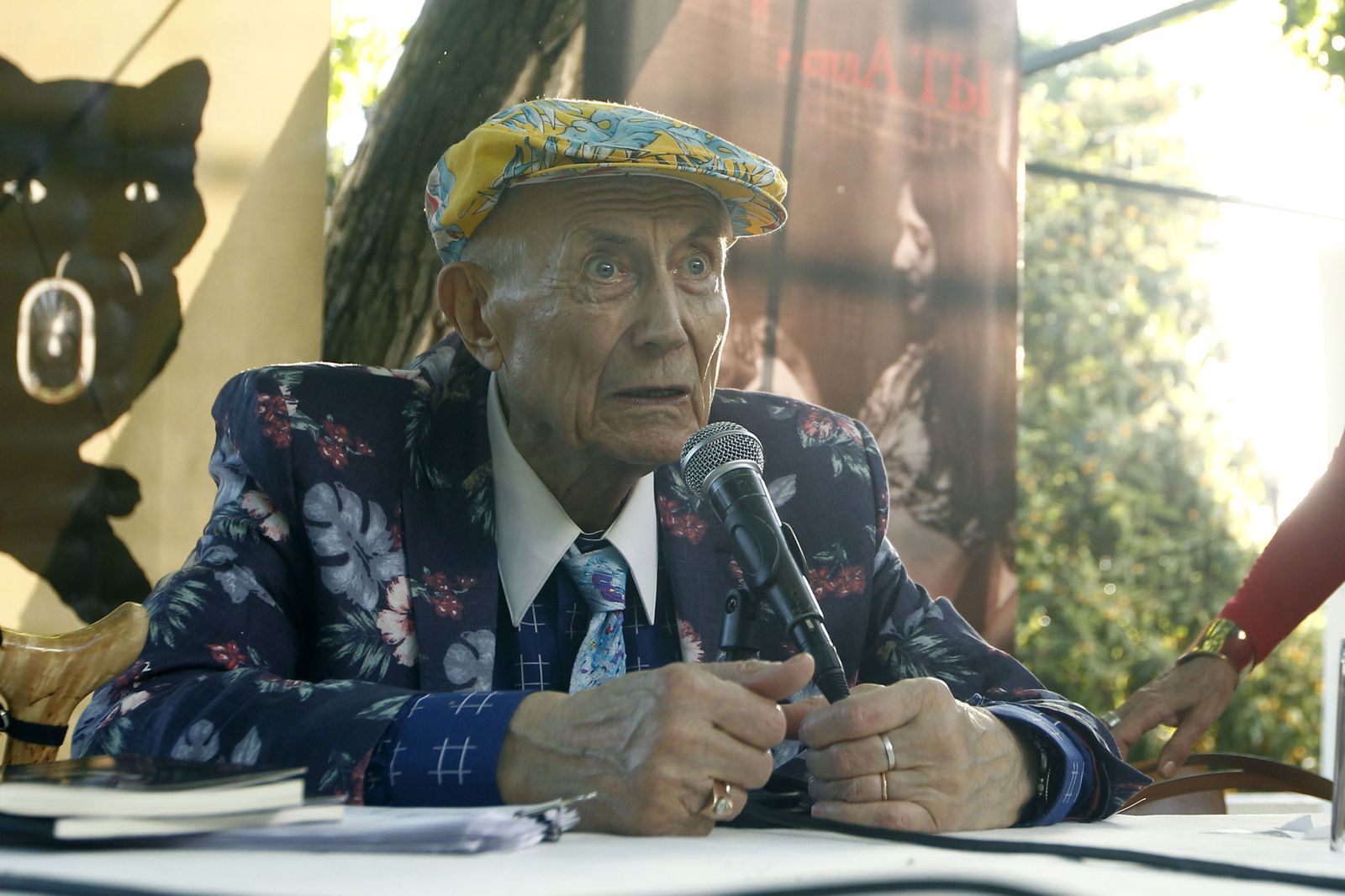 El poeta rusa, en el Festival de Poesía de Granada de 2015.