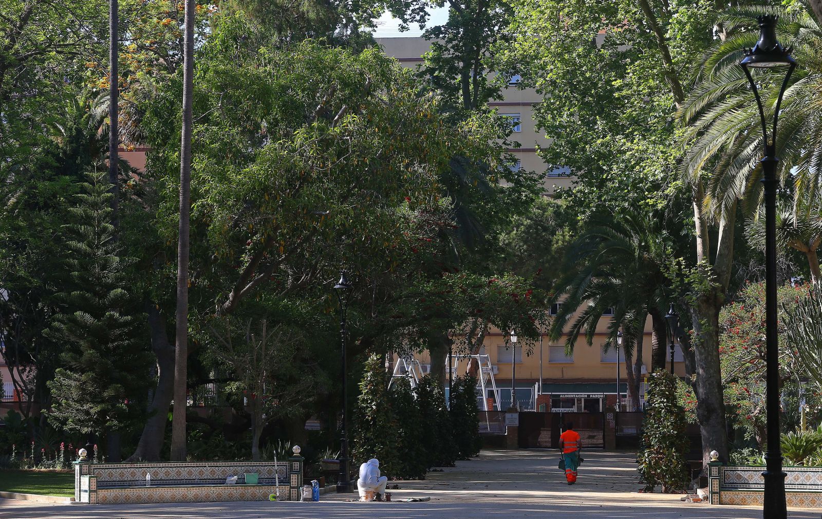 El parque María Cristina, listo para su reapertura