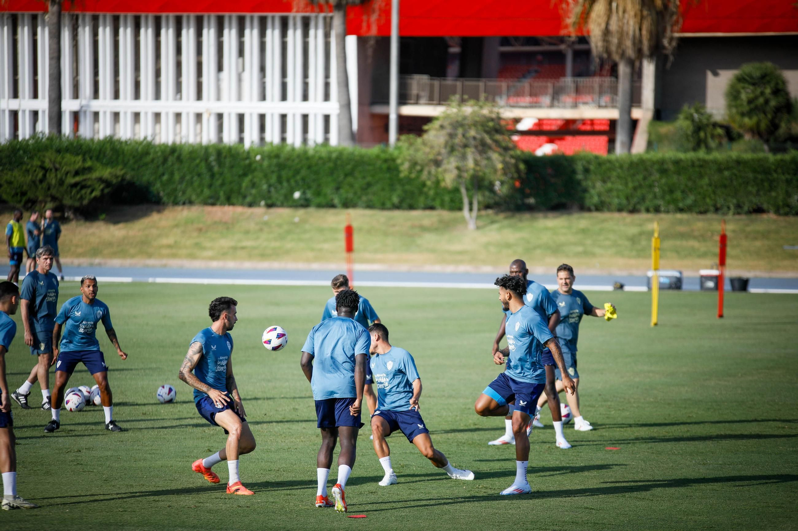 Primer entrenamiento pretemporada del Almería, en imágenes