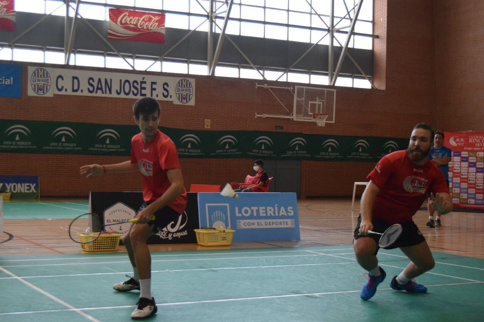 Una imagen del dobles masculino integrado por Piris y Jaume Pérez.