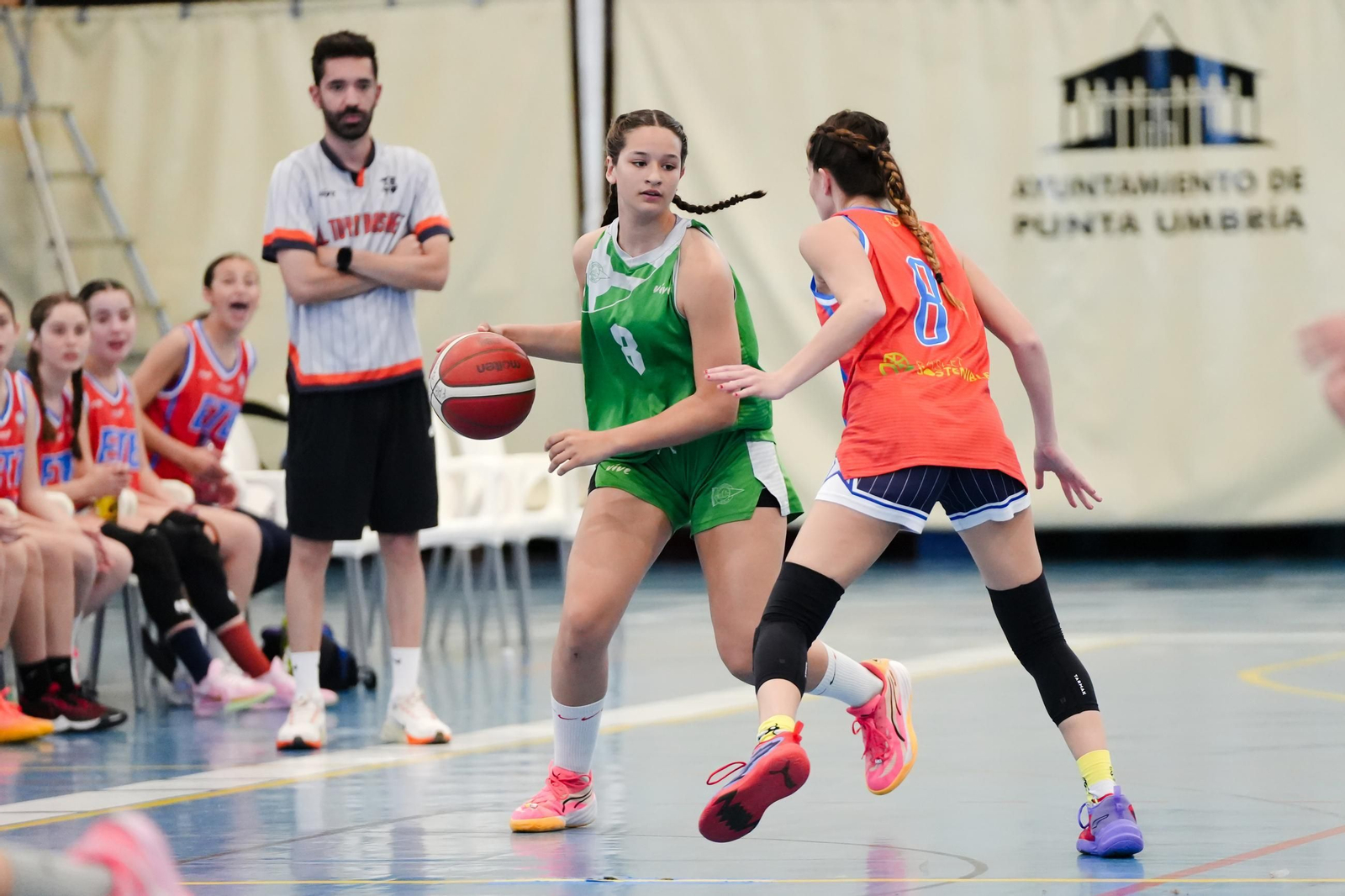 Uno de los partidos del Cadeba disputados en Punta Umbría.