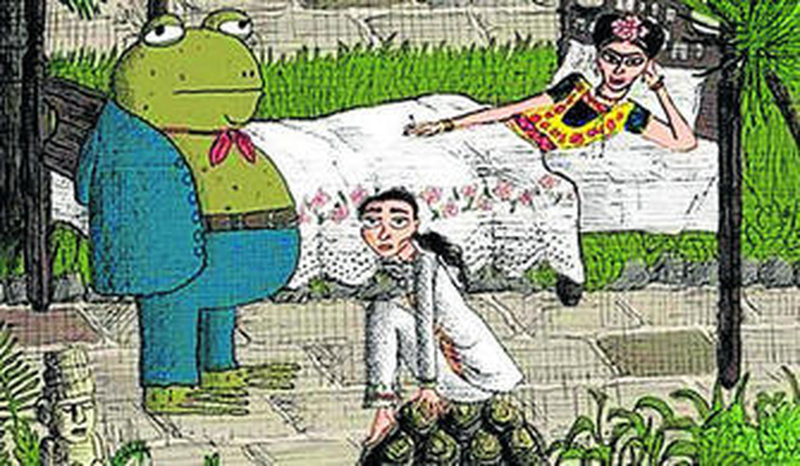 Una de las viñetas del cómic.