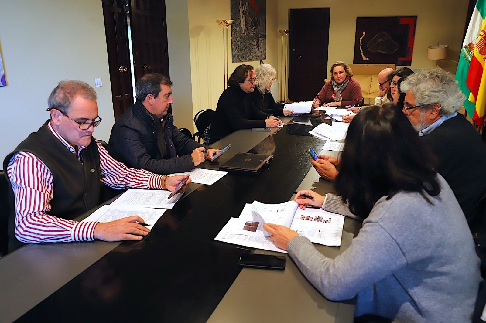 Reunión de la comisión local de Patrimonio Histórico.