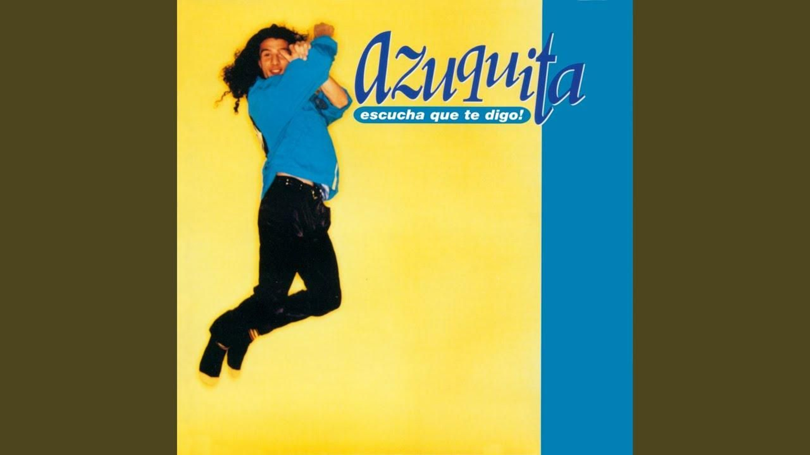 Azuquita en la portada de uno de sus singles