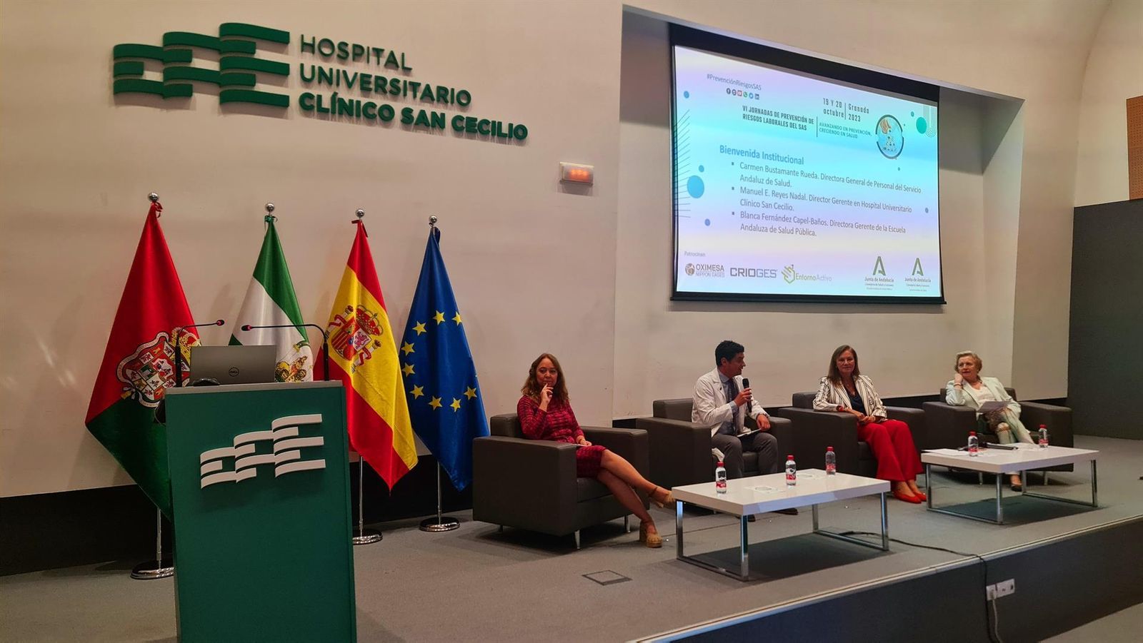 Varios centenares de profesionales de la salud pública participan en las VI Jornadas de Prevención de Riesgos Laborales del SAS