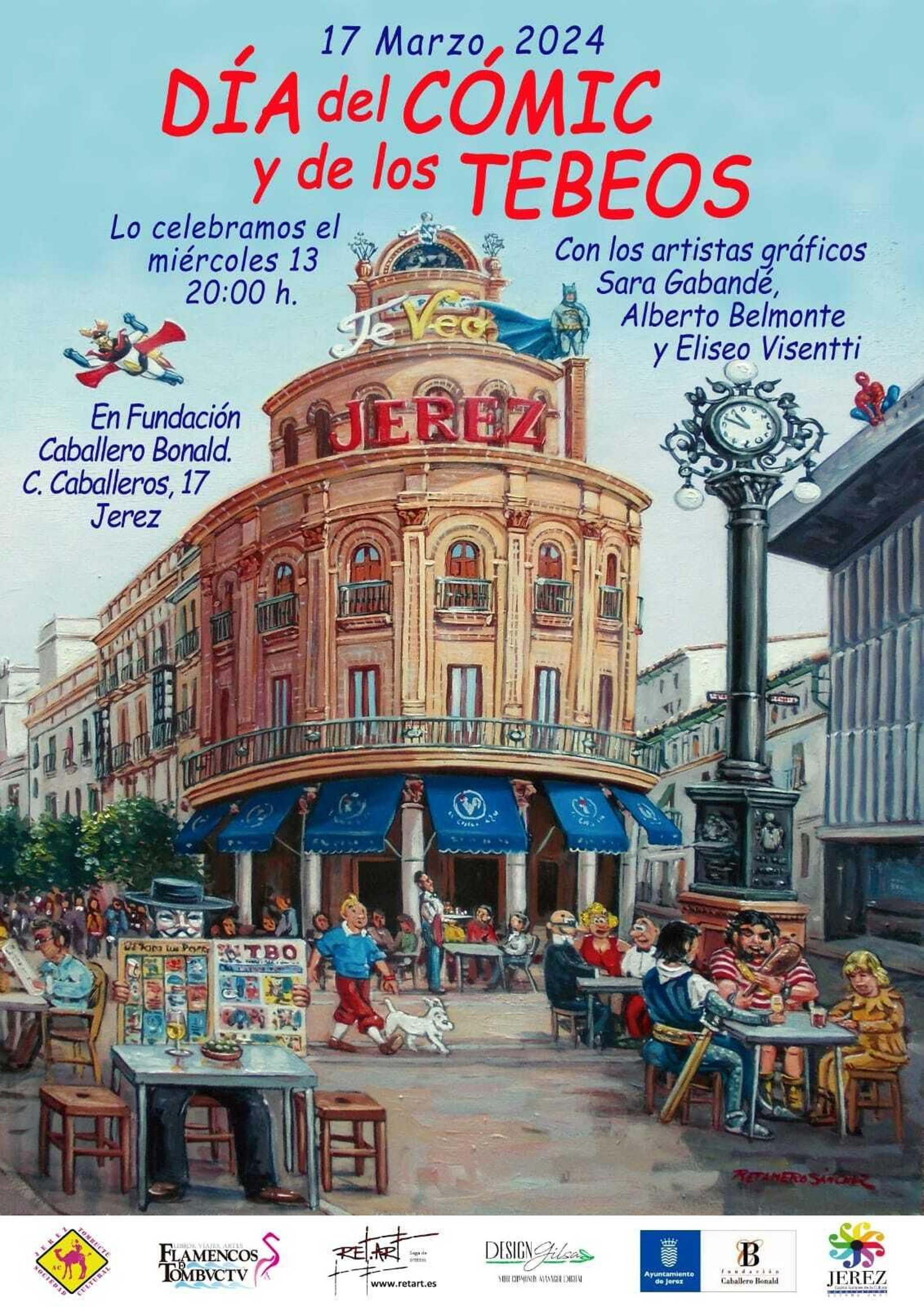 Cartel de la cita en Jerez. Cartel de la cita en Jerez.