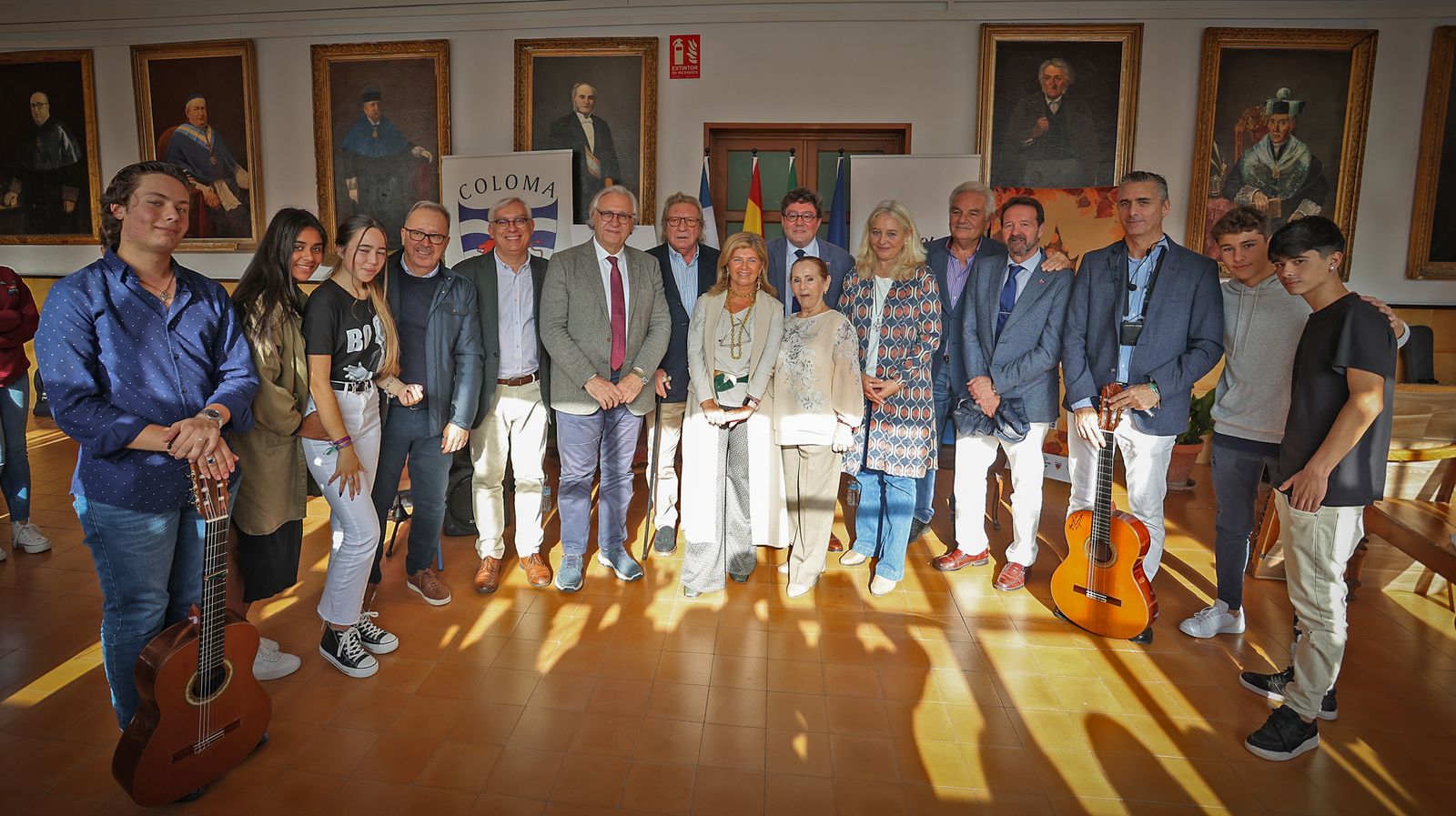 El Gómez, El Carbonero y Angelita Gómez en el taller generacional Flamen Coloma