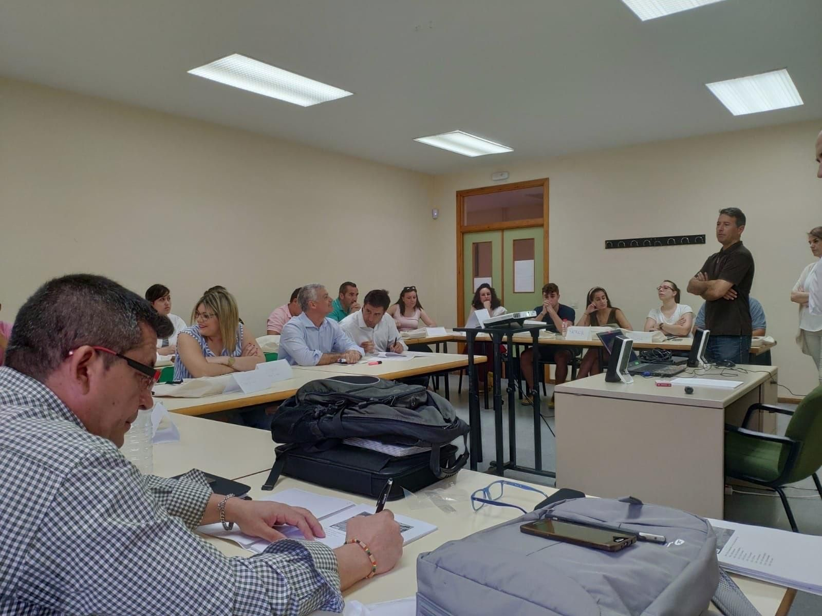 Una de la clases del curso.