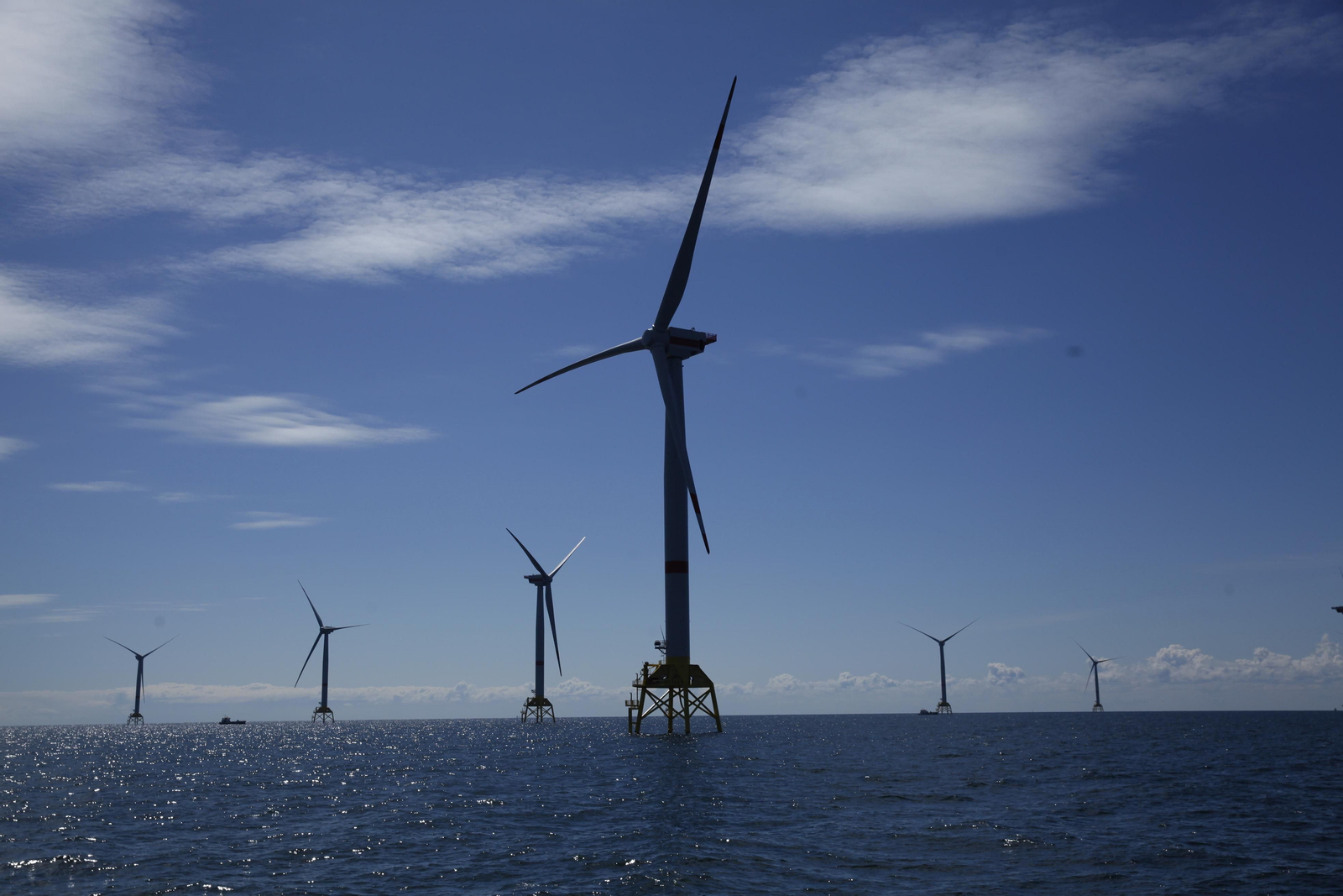 Puerto Real, presente en la estación eólico marina Wikinger