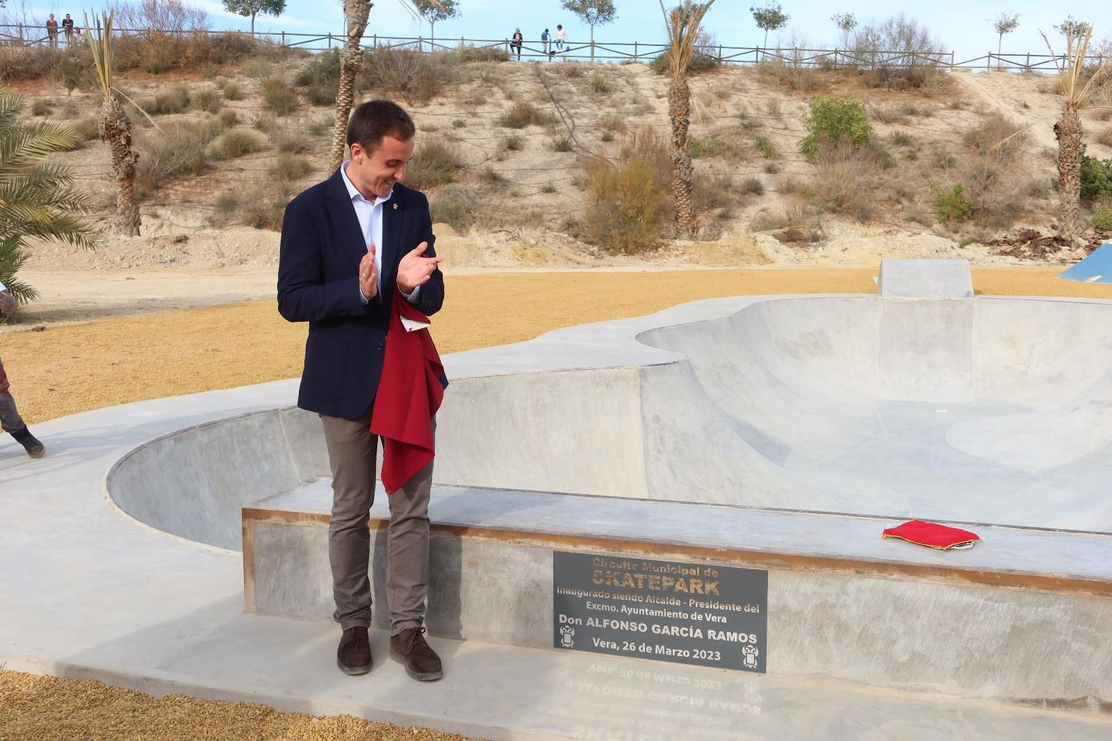 Inauguración del nuevo skate park en el Parque de la Rambla de Vera