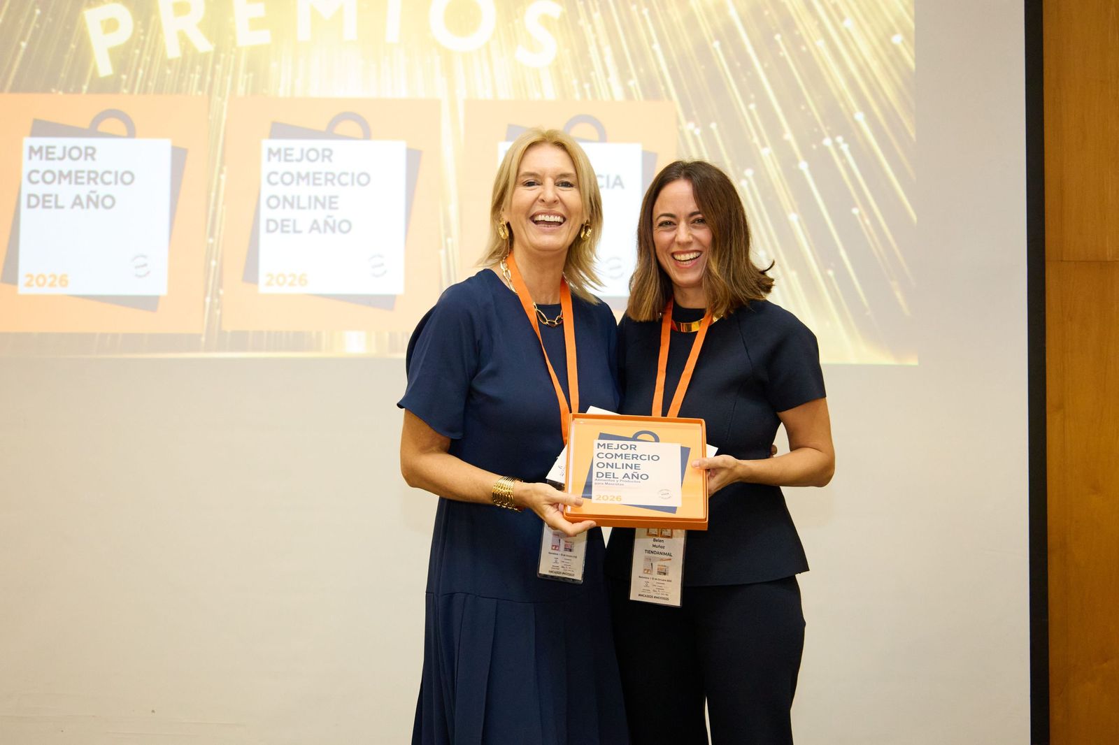 Entrega del galardón.