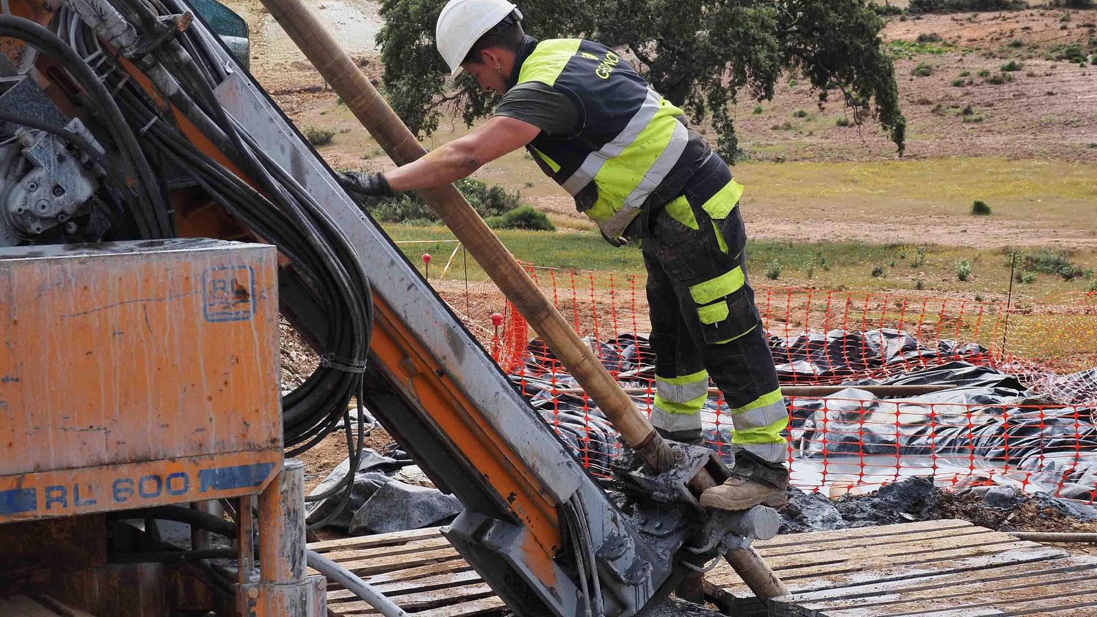 Perforación realizada el pasado mes de mayo por Emerita en La Infanta