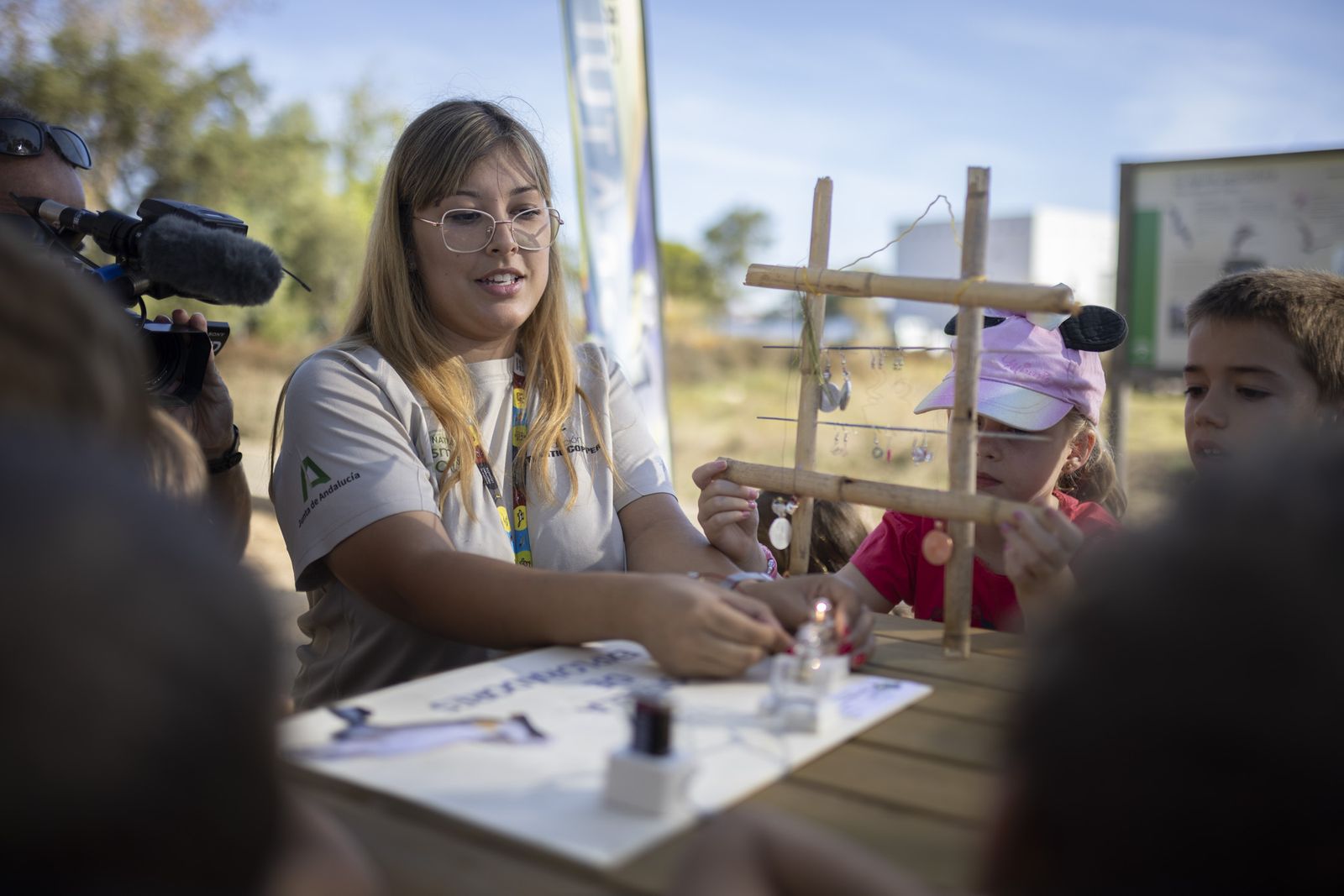 Imágenes de la clausura de la Escuela de Exploradores en Marismas del Odiel