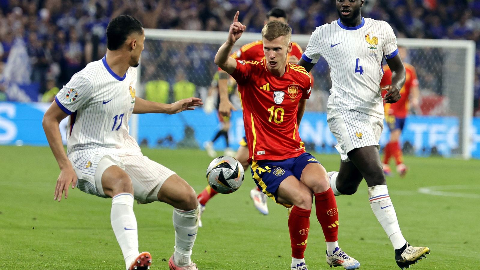 Las mejores imágenes del España - Francia