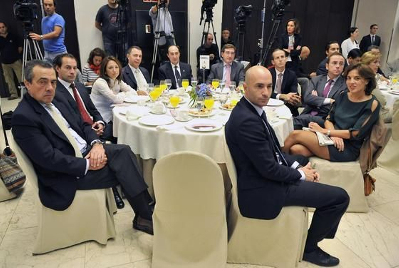 Alberto Yarte, Francisco Jiménez, Patricia Navarro, José Luis Bonilla, Carlos Javier González-Vil, Rafael Carmona, Manuel Moyano, Antonio Milla y Victoria Herrera.

Foto: Juan Carlos Vázquez