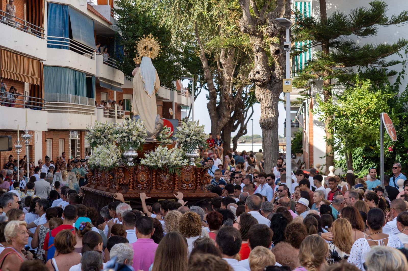 Imágenes de la Solemne Procesión marítima de la Virgen del Carmen en Punta Umbría