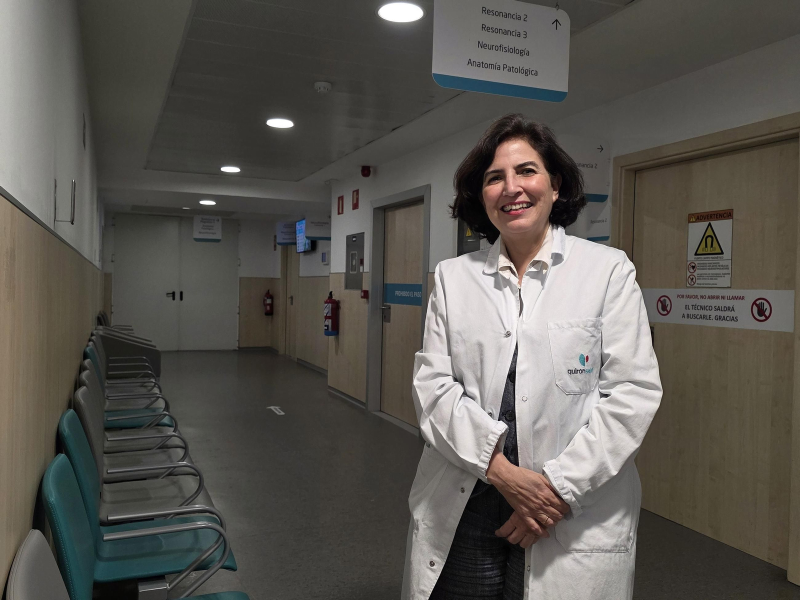 Victoria Fernández, jefa del Servicio de Neurofisiología del Hospital Quirónsalud Málaga.