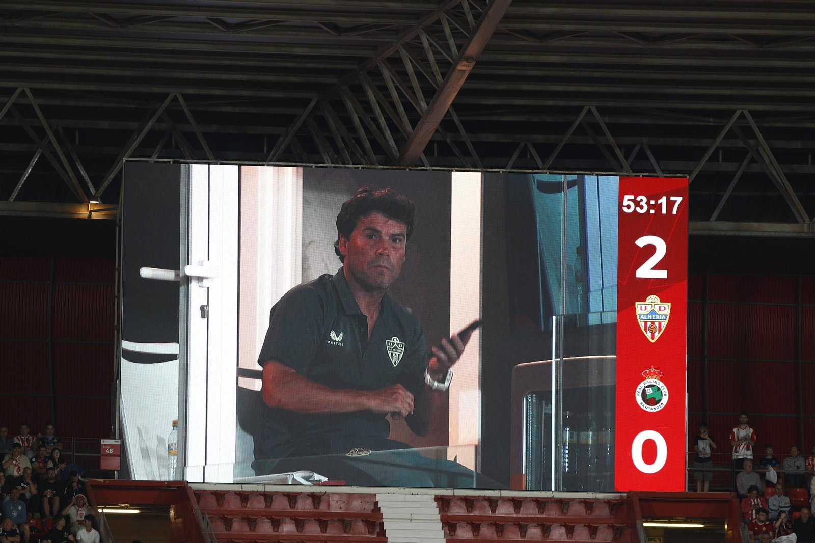 U.D. Almería-Racing de Santander, en imágenes