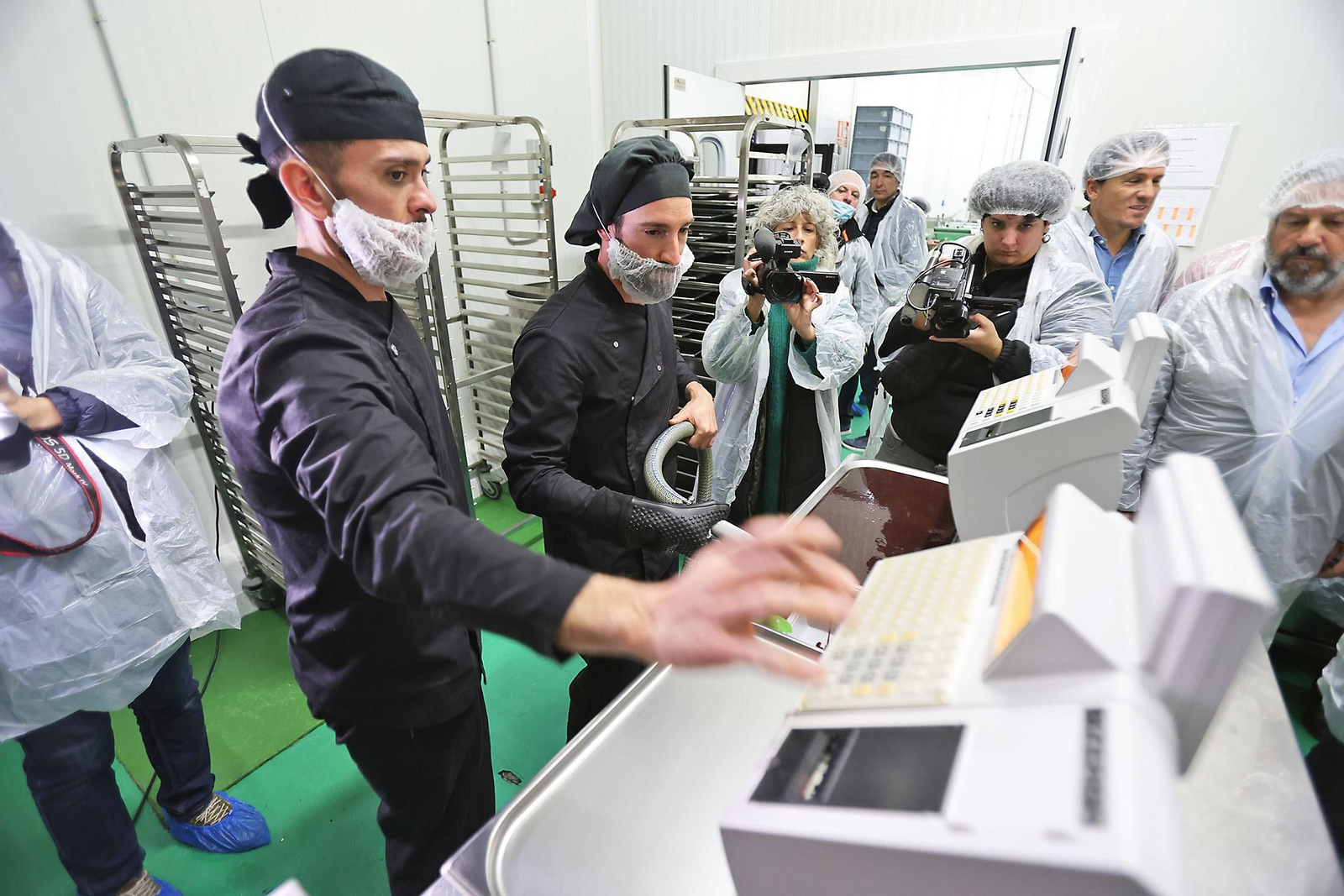 Imágenes de la visita a el Centro Innovador de Productos Agroalimentarios de la Cámara de Comercio de Huelva (Cidpa)