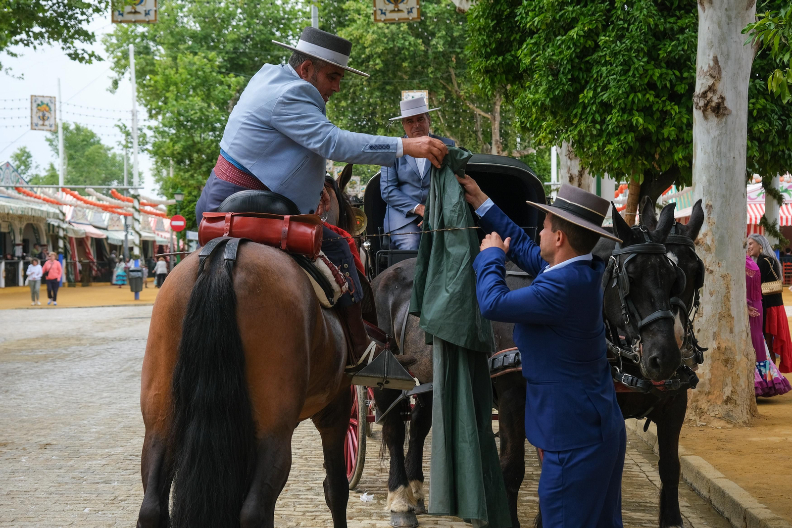 Ambiente un sábado de feria