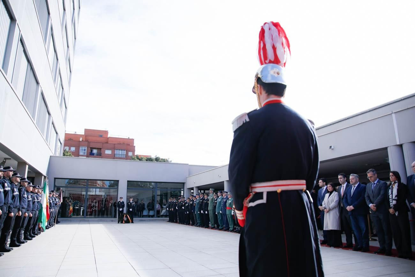 Las imágenes del la celebración de San Esteban en la Jefatura de la Policía Local