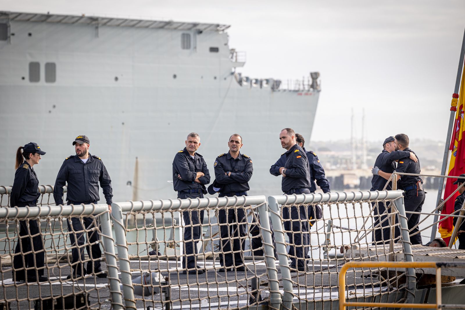 Imágenes del regreso de La fragata 'Numancia' a Rota tras participar en la operación Atalanta