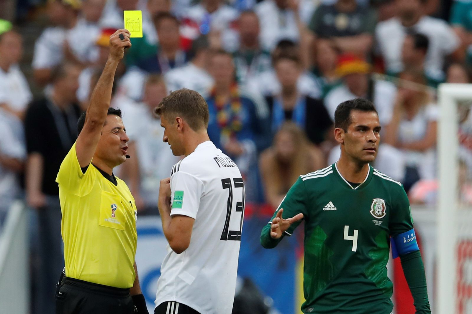 Las imágenes del Alemania-México