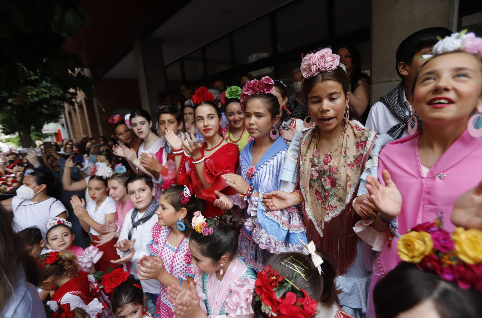 Imágenes de Emigrantes a su paso por el colegio Santo Ángel