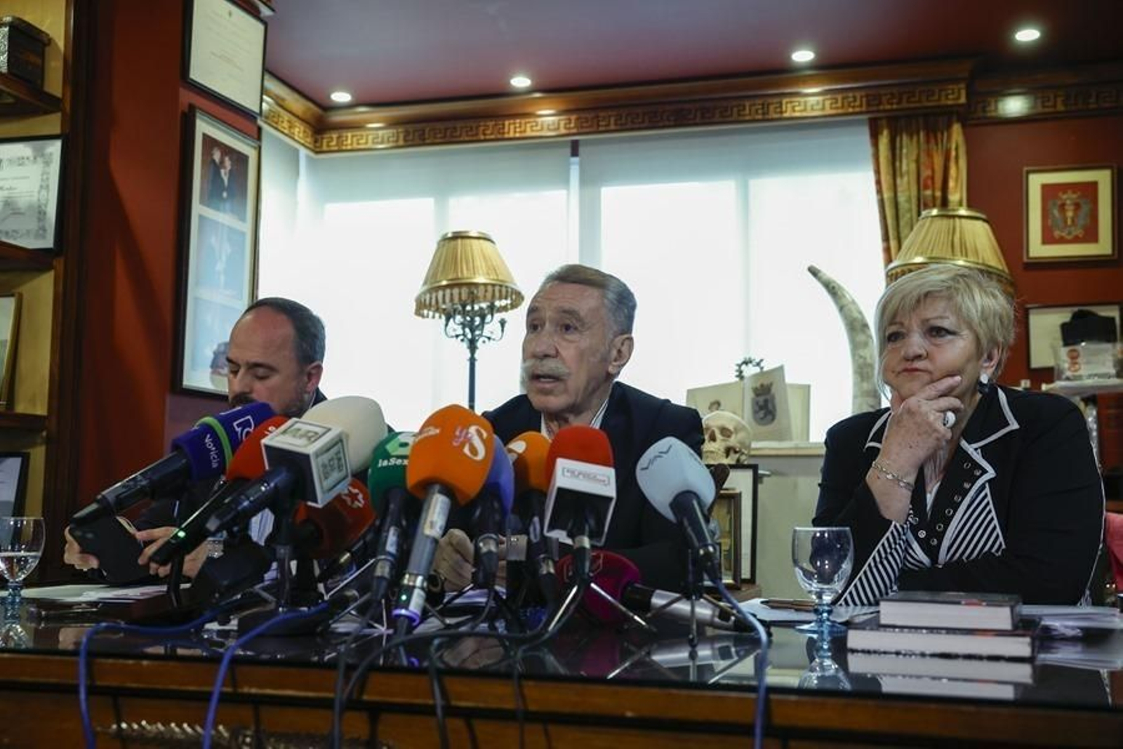 Marcos García Montes, uno de los abogados de Daniel Sancho, el español encarcelado en Tailandia, durante una rueda de prensa