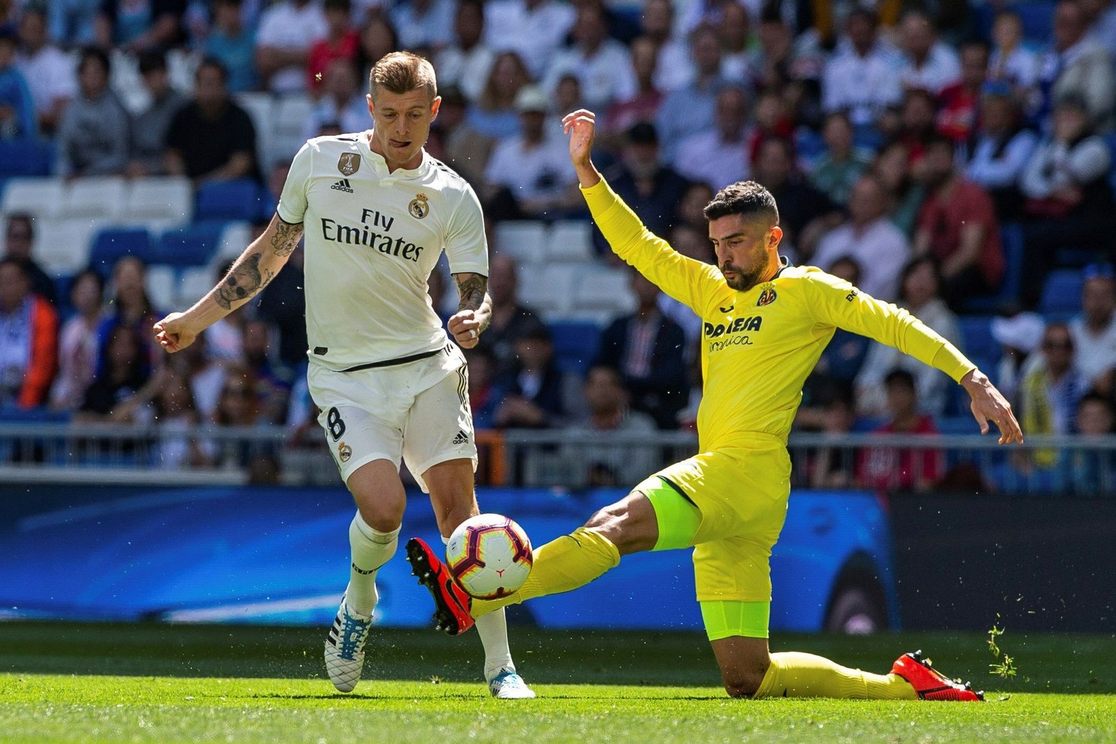 El Real Madrid - Villarreal, en imágenes
