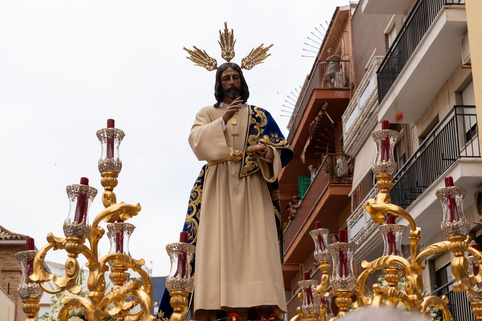 Imágenes del traslado del Cristo del Amor a la Concepción