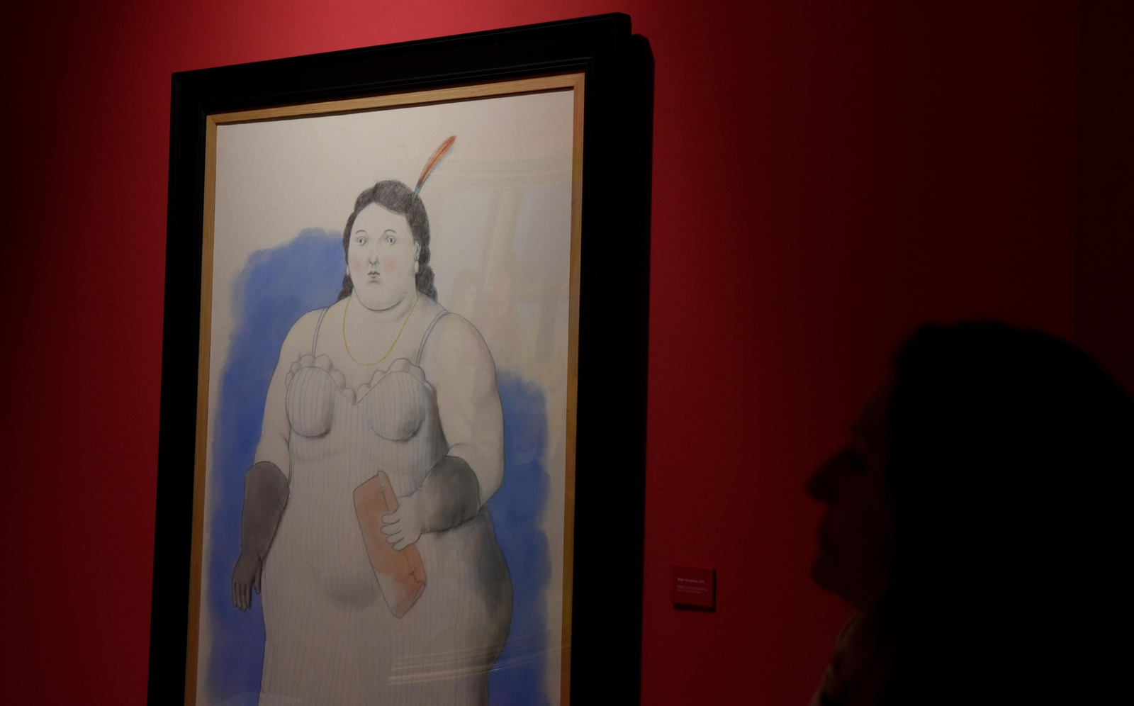 Inauguración  de la exposición sobre Fernando Botero