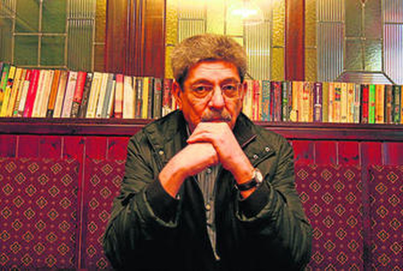 Juan Bosco Díaz-Urmeneta durante un momento de la entrevista.