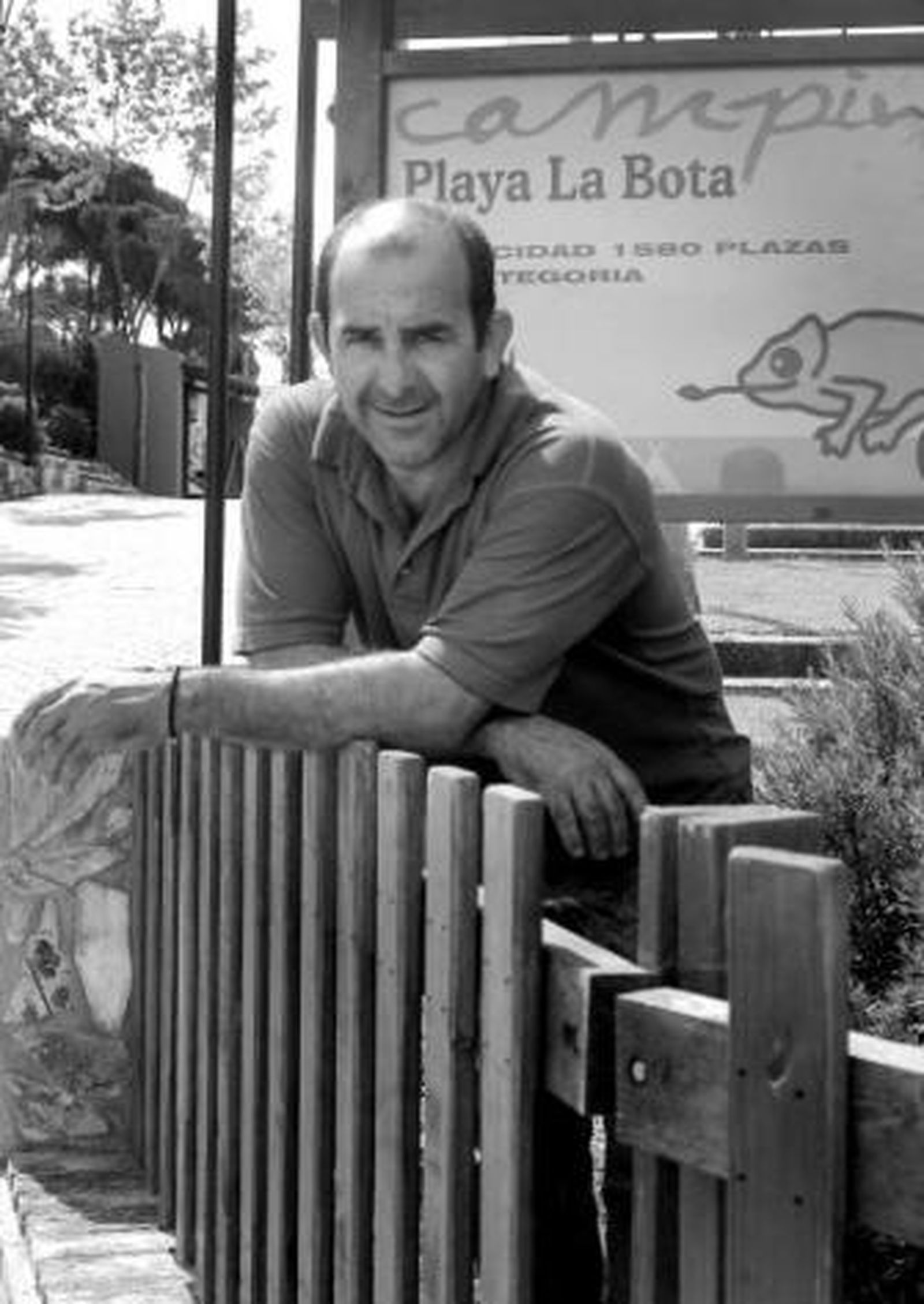 Media vida en el camping La Bota