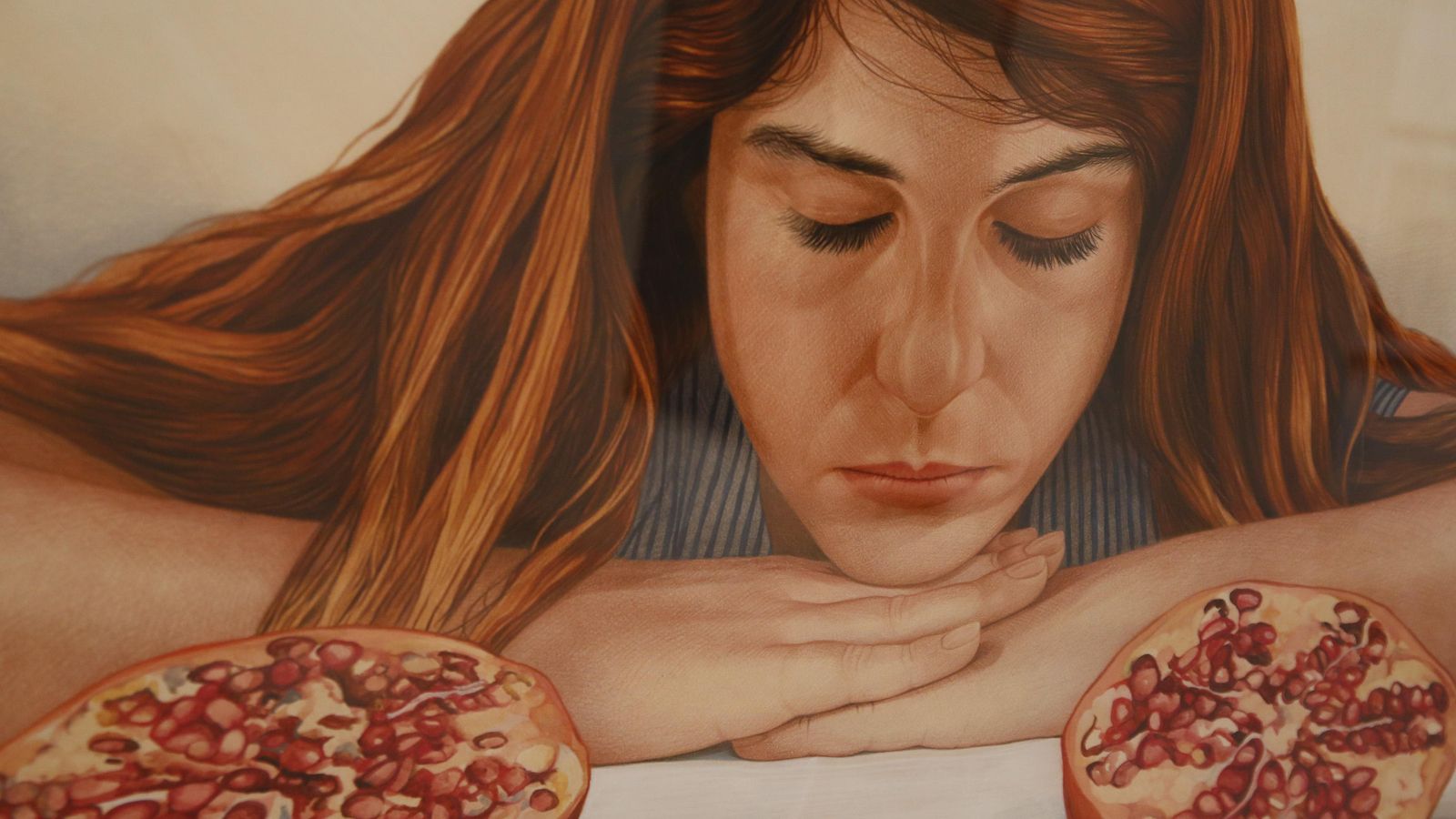 Una obra de Ángeles Agrela, que se puede ver en la exposición.