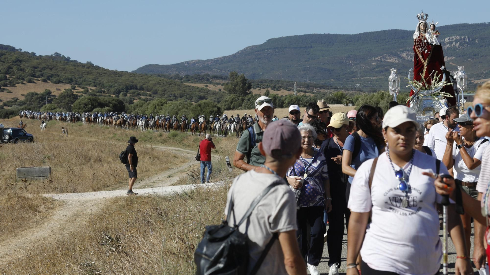 Las fotos de la llegada de la Virgen de la Luz a Tarifa