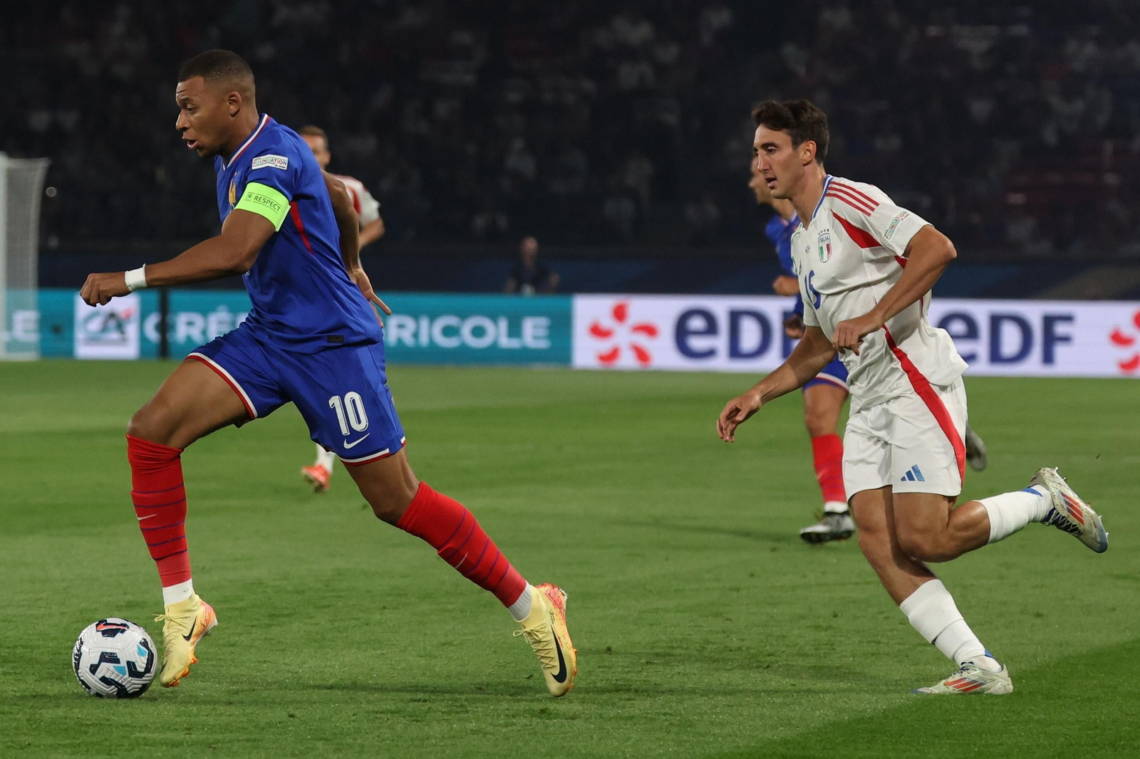 Mbappe, ante Italia. Mbappe, ante Italia.